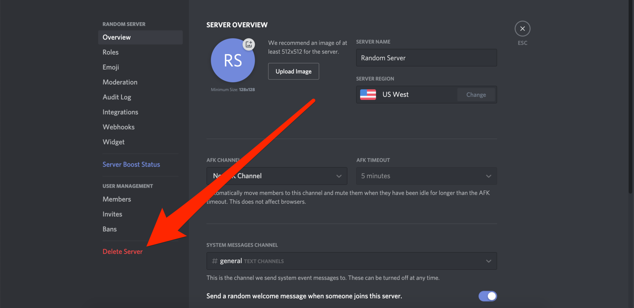 How to delete a discord server? – Imam Khomeini isf